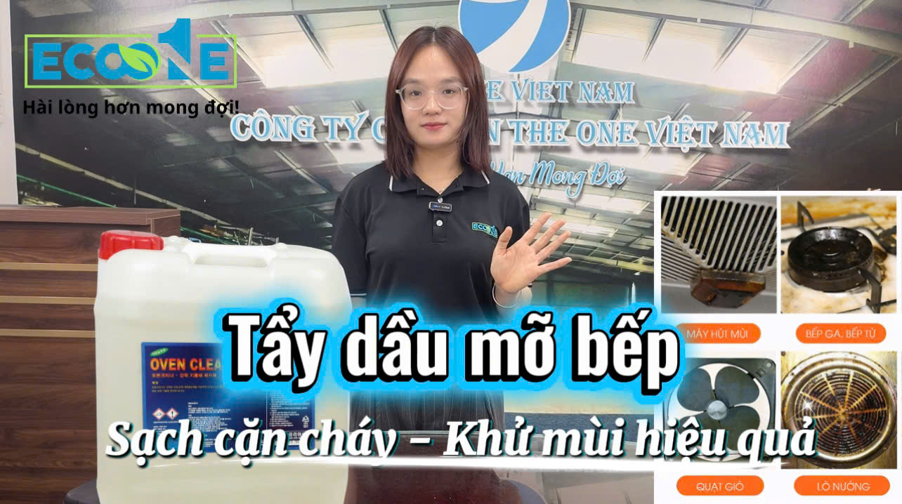 Oven Cleaner Hàn Quốc – Tẩy Dầu Mỡ, Cặn Cháy Bếp Công Nghiệp Siêu Mạnh